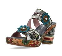 Laura Vita Mulas de Piel para Mujer NELLAO 32, Talla:40 EU, Color:Gris