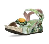 Laura Vita Sandalias Fashion de Cuero Mujer Barry 36, Talla:37 EU, Color:Multicolor