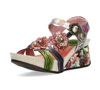 Laura Vita Sandalias Fashion de Cuero Mujer Barry 41, Talla:39 EU, Color:Rosa