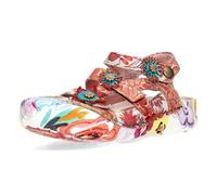 Laura Vita Sandalias Fashion de Cuero Mujer Beczierso 33, Talla:38 EU, Color:Rojo