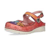 Laura Vita Sandalias Fashion de Cuero Mujer Dorry 32, Talla:38 EU, Color:Rojo