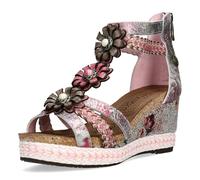 Laura Vita Sandalias Fashion de Cuero Mujer Facyo 72, Talla:40 EU, Color:Rosa