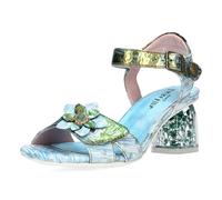 Laura Vita Sandalias Fashion de Cuero Mujer Framboiseo 16, Talla:41 EU, Color:Azul