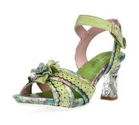 Laura Vita Sandalias Fashion de Cuero Mujer Nino 16, Talla:38 EU, Color:Verde