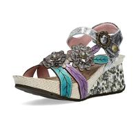 Laura Vita Sandalias para mujer BARRY 41 Estampado de la talla 41 en color GRIS