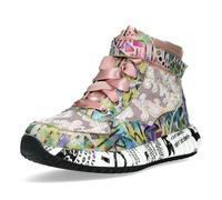 Laura Vita Zapatos con Cordones Sneaker para Mujer Burton 22, Talla:40 EU, Color:Morado