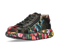 Laura Vita Zapatos con Cordones Sneaker para Mujer Nikito 04, Talla:38 EU, Color:Negro