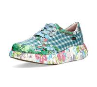 Laura Vita Zapatos con Cordones Sneaker para Mujer NIKITO 53, Talla:40 EU, Color:Azul