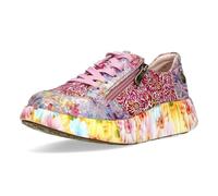 Laura Vita Zapatos con Cordones Sneaker para Mujer NIKITO 57, Talla:40 EU, Color:Rojo