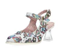 Laura Vita Zapatos de tacón Alto para Mujer Eloiseo 36, Talla:38 EU, Color:Blanco