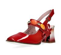 Laura Vita Zapatos de tacón Alto para Mujer HICMIMO 16, Talla:38 EU, Color:Rojo