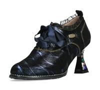 Laura Vita Zapatos de tacón Alto para Mujer Oliveo 05, Talla:38 EU, Color:Azul