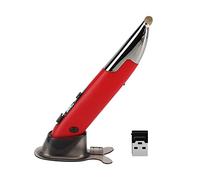 LAURAG Bolígrafo para ratón wirel 2.4 G 4 teclas lápiz en forma de bolígrafo vertical BT Connect Soporte traducción de voz regula la velocidad DPI Lápiz digital para PC Notebook Ordenador Portátil