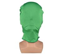 LAURAG Máscara verde de Chroma Key, capucha de Chromakey, efectos invisibles, fondo de cromo, máscara verde para fotografía de pantalla verde, foto, video