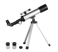 LAURAG Telescopio astronómico,Telescopio astronómico para Niños y Principiantes Telescopio con aumento 90X con visor 2 oculares y trípode
