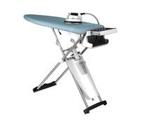 Laurastar S Pure Sistema de planchado, Vapor Higiénico que Elimina las Bacterias y los Ácaros, Tabla Activa, ruedas, Depósito Extraíble, Pearl Blue