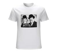 Laurel and Hardy T-Shirt IN Packet. T-Shirt White3XL