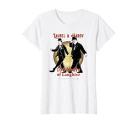 Laurel & Hardy 100 años de Risa Comedia clásica Camiseta gráfica económica