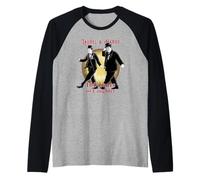 Laurel & Hardy 100 años de Risa Comedia clásica Camiseta Manga Raglan