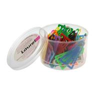 Laurel Clips para papeles Plastiklips – Paquete de 75, multicolor
