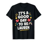 Lauren Personalized Retro Girls Custom Lauren Name Camiseta