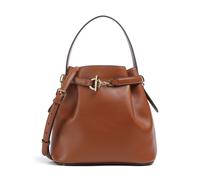 Lauren Ralph Lauren Blaike Medium | Bucket bolso de mano | marrón | cuero de vaca de grano fino