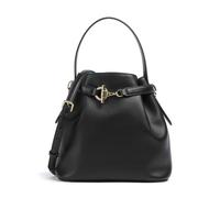Lauren Ralph Lauren Blaike Medium | Bucket bolso de mano | negro | cuero de vaca de grano fino