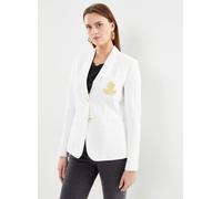 Lauren Ralph Lauren Blazer en jacquard à broderie bullion XL Blanco