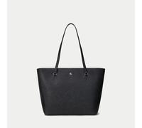 Lauren Ralph Lauren Karly Medium Bolsa shopping negro, cuero, mujer