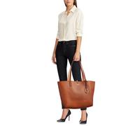 LAUREN RALPH LAUREN Bolso Tote Reversible Con Asas Grandes. Talla talla única. Color Marrón/Naranja