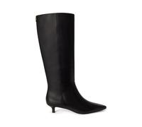 LAUREN RALPH LAUREN Botas de piel con tacón kitten FRANCESCA. Color Negro