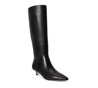 LAUREN RALPH LAUREN Botas de piel con tacón kitten FRANCESCA. Color Negro