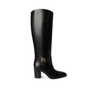 Black Bota alta Raelynn de piel brillante EU 39