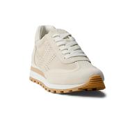 Cream Deportiva Dani de ante perforado EU 36