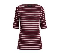 Lauren Ralph Lauren Camiseta borgoña / blanco M borgoña / blanco