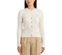 Lauren Ralph Lauren Cardigan torsadé en coton L Blanco