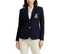 LAUREN RALPH LAUREN Chaqueta blazer de corte recto ANFISA. Color azul marino