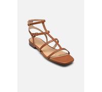 Lauren Ralph Lauren Everley Gldr-Sandals-Flat Sandal 36 Marrón