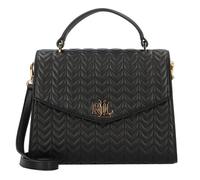 Lauren Ralph Lauren Farrah 27 Bolso de mano negro, cuero, mujer