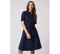 Lauren Ralph Lauren Finnbarr-Short Sleeve-Casual Dress 36 Azul