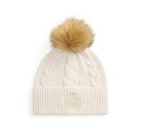 LAUREN RALPH LAUREN Gorro Trenzado Con Borla. Talla talla única. Color Crema