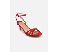 Lauren Ralph Lauren Kendyl Kttn-Sandals-Heel Sandal 37 1/2 Rojo