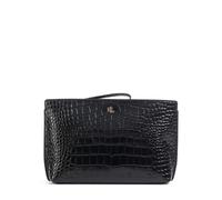 Lauren Ralph Lauren Large Bolso de cosméticos negro, cuero, 25 x 18 x 6cm