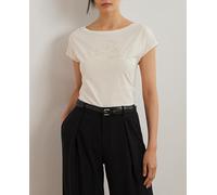 Ralph Lauren- T-Shirt- Tops- Mujer- Beige- S- T-Shirt