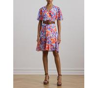 Lauren Ralph Lauren Lauren Ralph Lauren - Vestido corto estampado de manga corta. Multicolor Talla 38