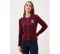 Lauren Ralph Lauren Ralhan-Long Sleeve-Cardigan XL Burdeos