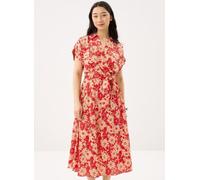 Lauren Ralph Lauren Robe chemise nouée devant 36 Rojo