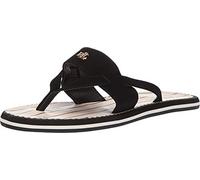 Lauren Ralph Lauren Sandalia Rosalind, negro (Black Nubuck Pu), 38 EU