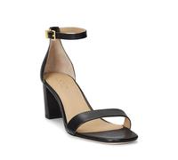LAUREN Ralph Lauren Sandalias de tacón Logan para mujer, Negro -, 41 EU