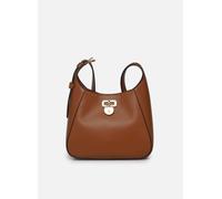 Lauren Ralph Lauren Tanner Small Bandolera marrón, cuero, mujer